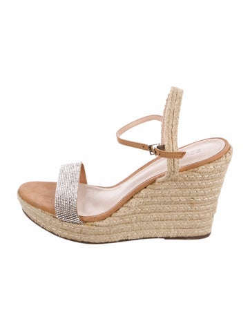 Schutz Sandals Leather Colorblock Pattern Espadrilles 11
