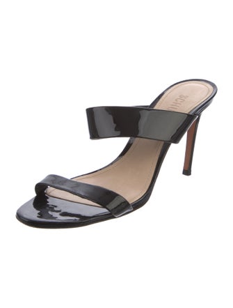 Schutz Patent Leather Slides