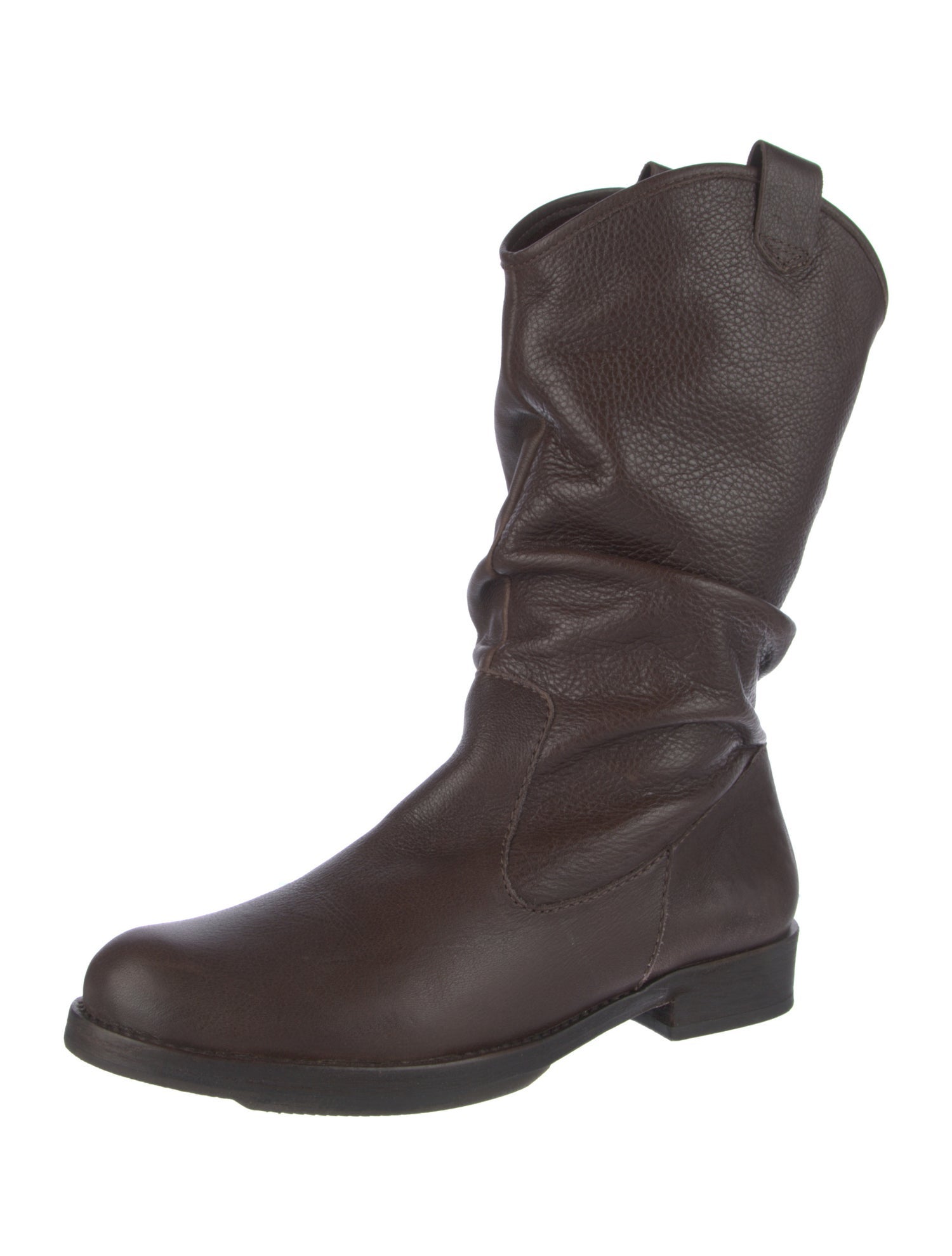 Schutz Leather Western Boots