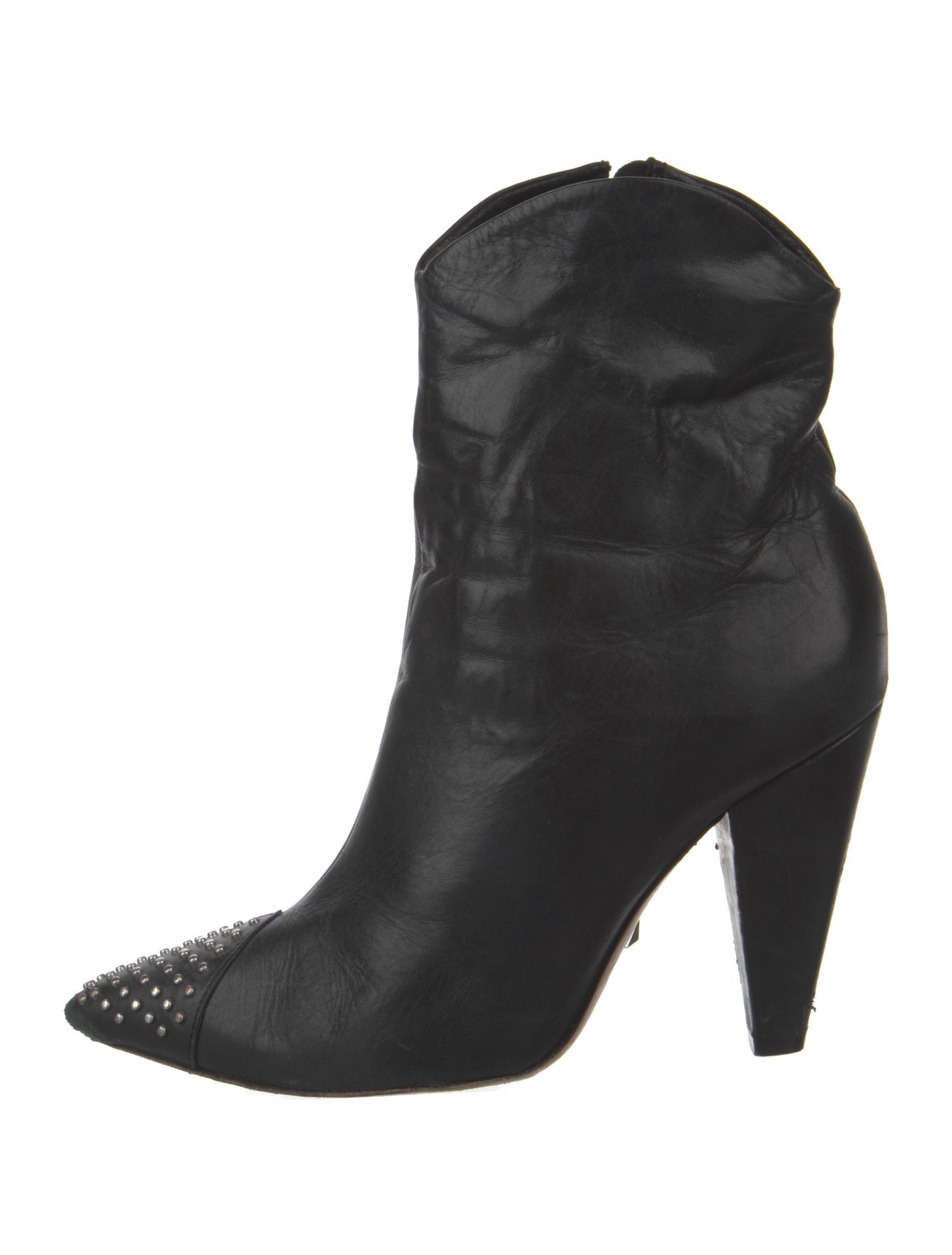 Schutz Leather Western Boots