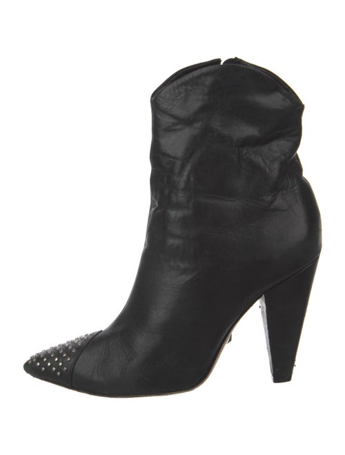Schutz Leather Western Boots