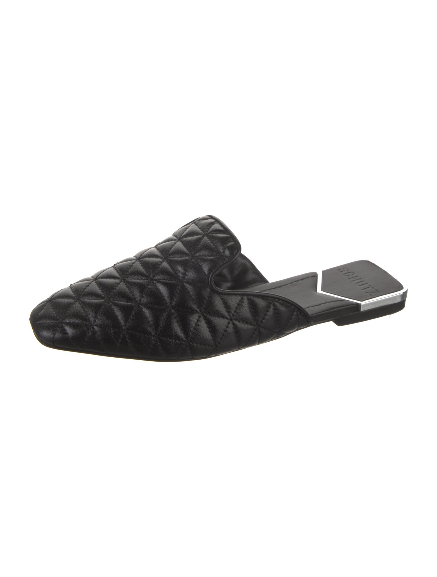 Schutz Patent Leather Mules