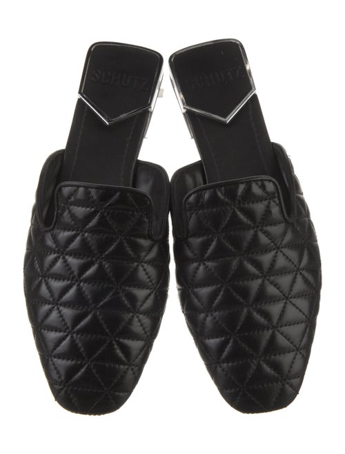 Schutz Patent Leather Mules