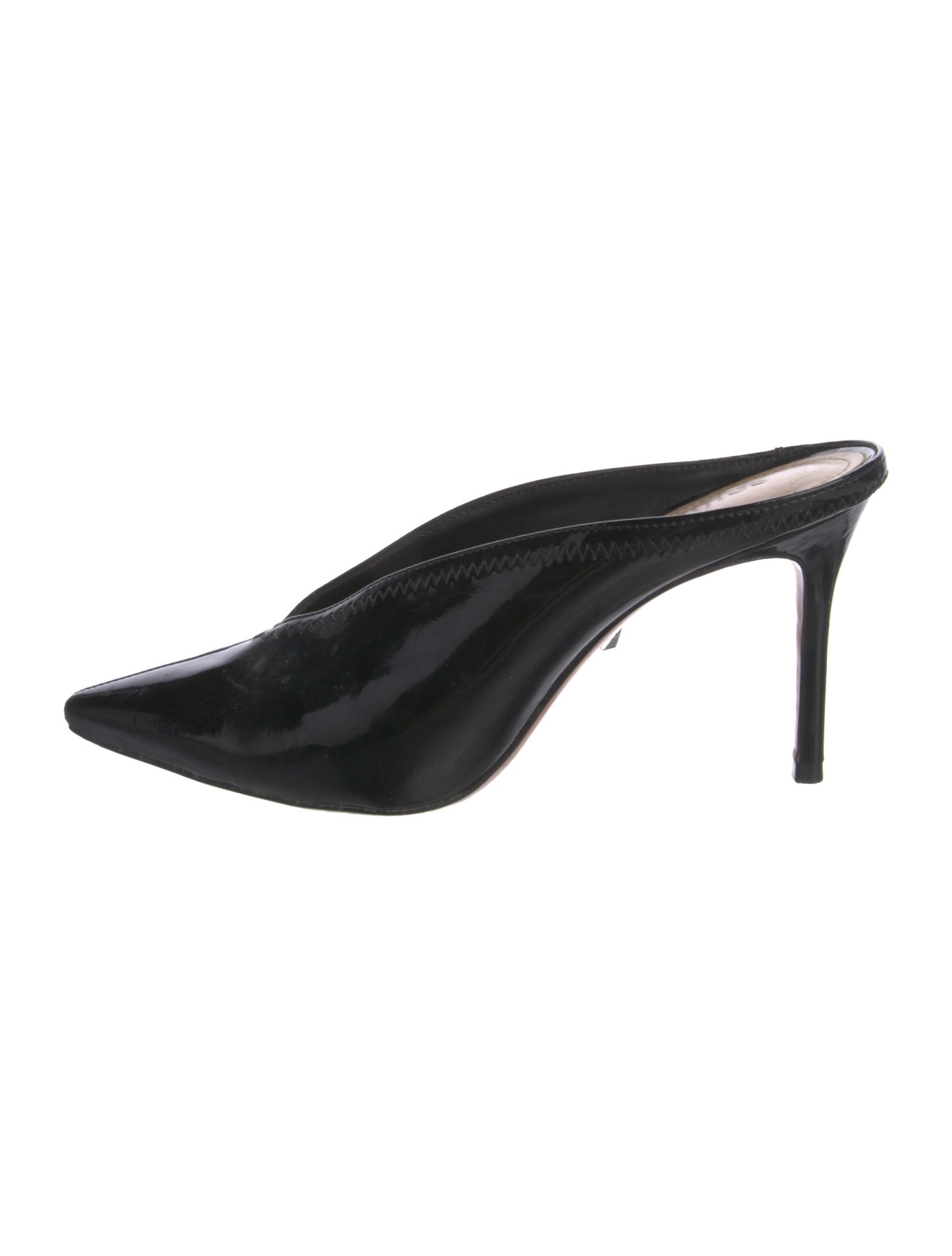 Schutz Patent Leather Mules