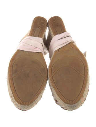 Schutz Canvas Patterned D'Orsay Pumps