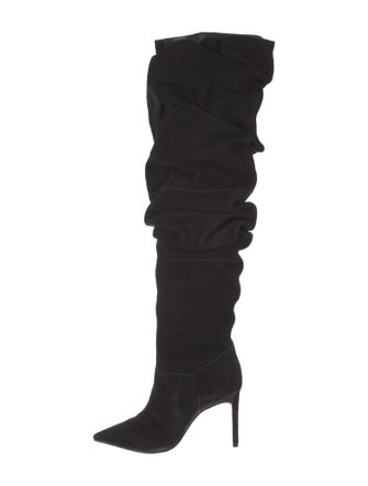 Schutz Suede Slouch Boots
