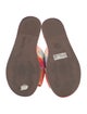 Schutz Leather Printed Slides