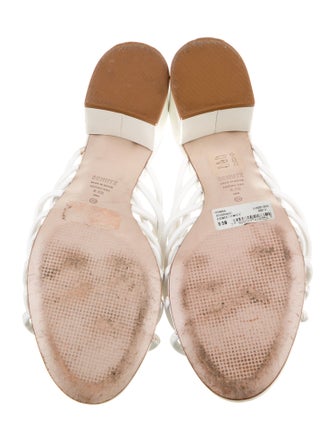 Schutz Leather Slides