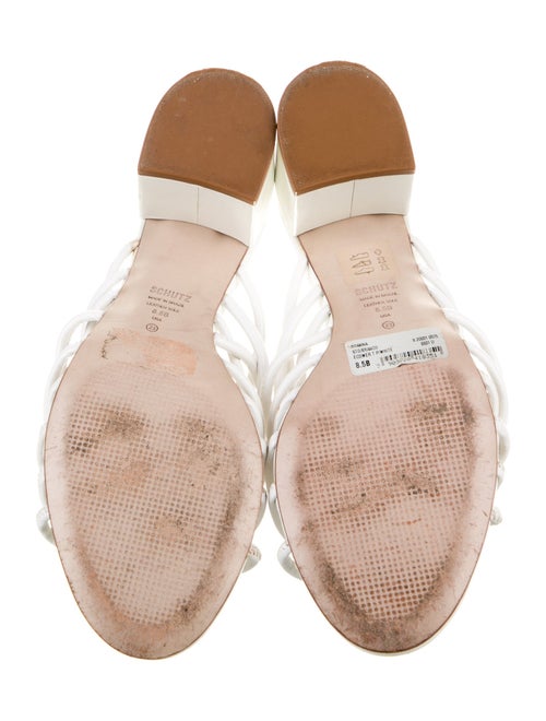 Schutz Leather Slides