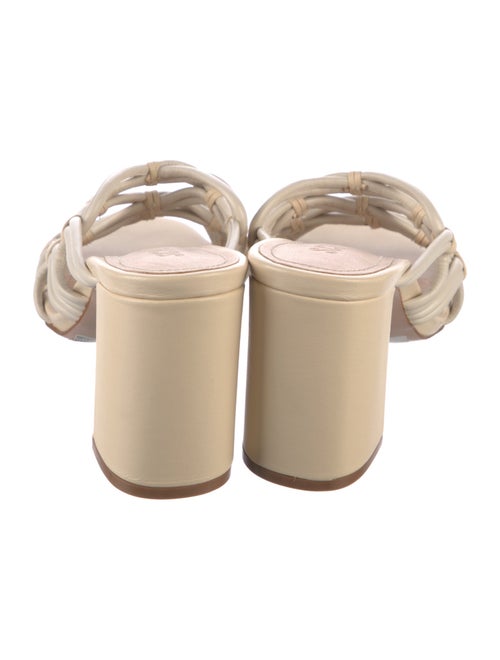 Schutz Leather Slides