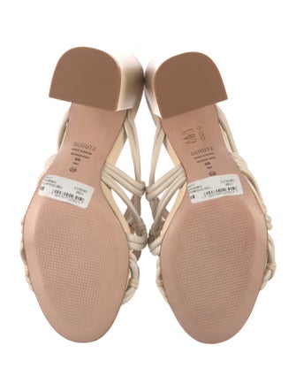 Schutz Leather Slides