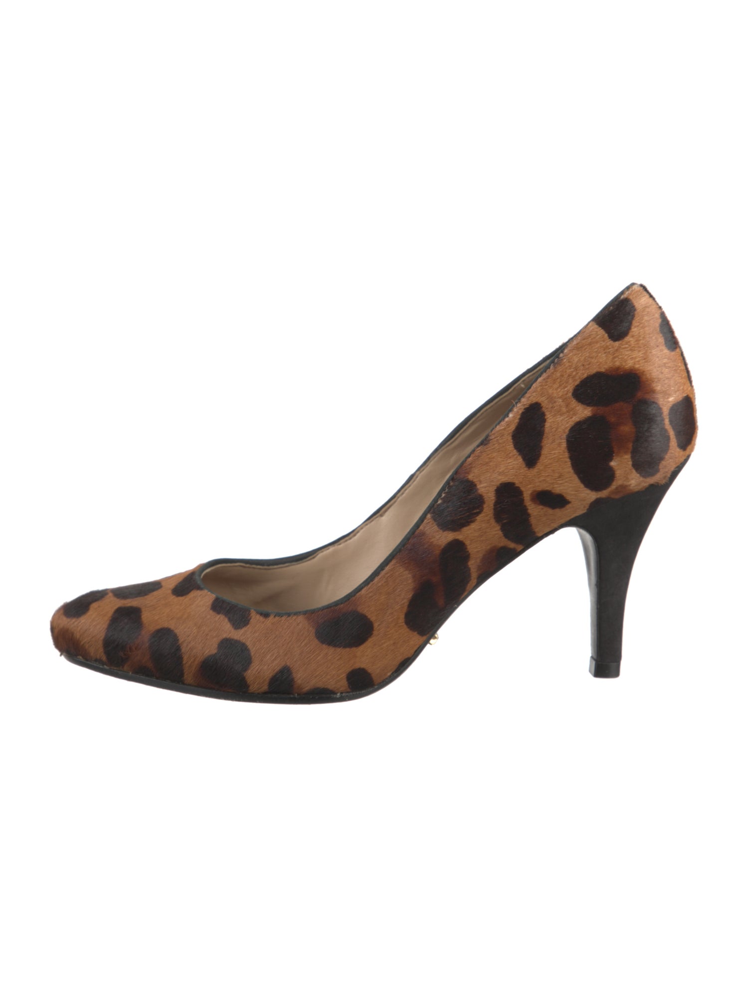 Schutz Ponyhair Animal Print Pumps