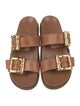 Schutz Leather Slides