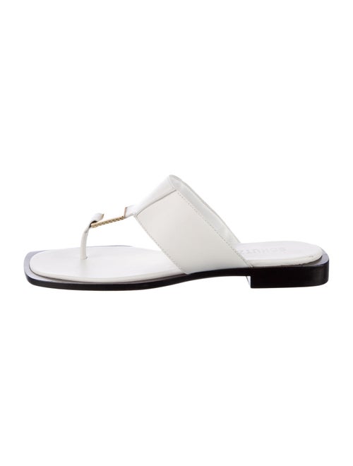 Schutz Leather Slides