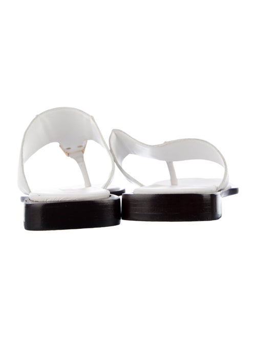 Schutz Leather Slides