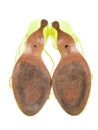 Schutz Leather Slides