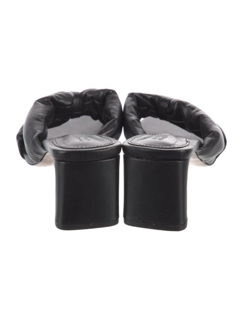 Schutz Leather Slides