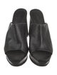 Schutz Leather Slides