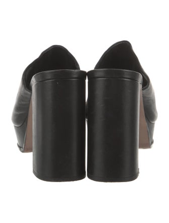 Schutz Leather Slides