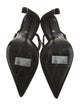 Schutz Suede Crystal Embellishments Mules
