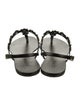 Schutz Leather T-Strap Sandals