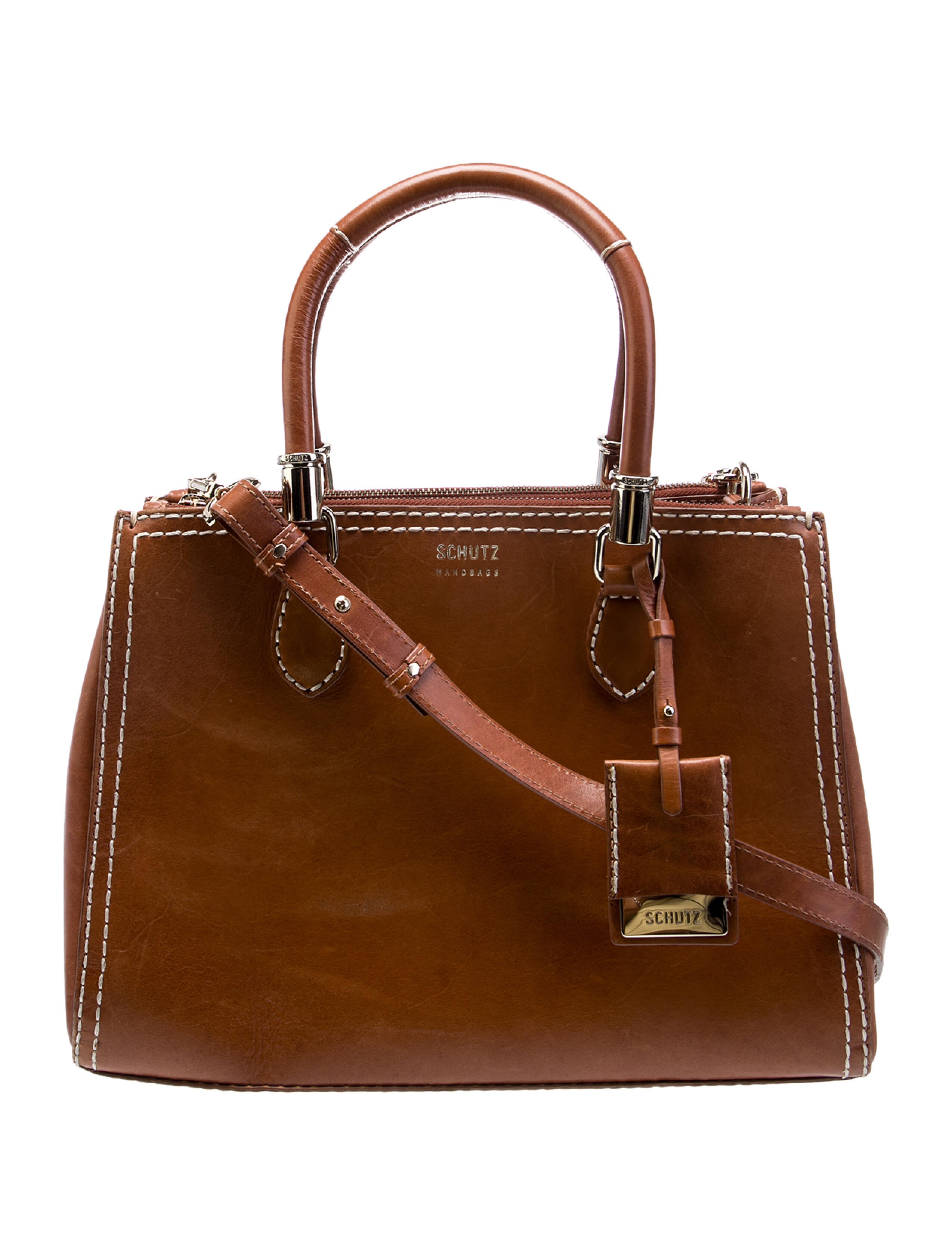 Schutz Leather Shoulder Bag