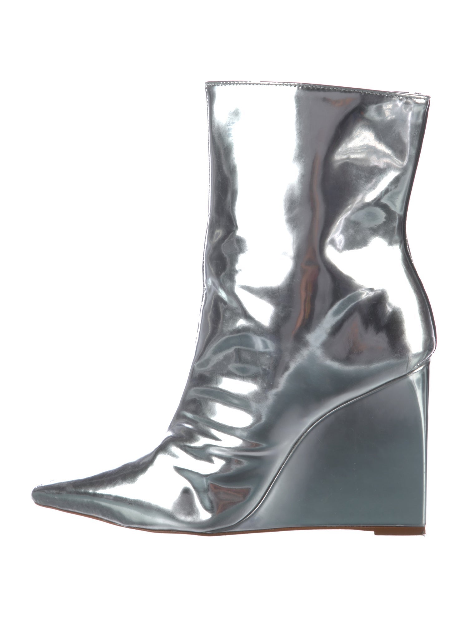 Schutz Patent Leather Boots