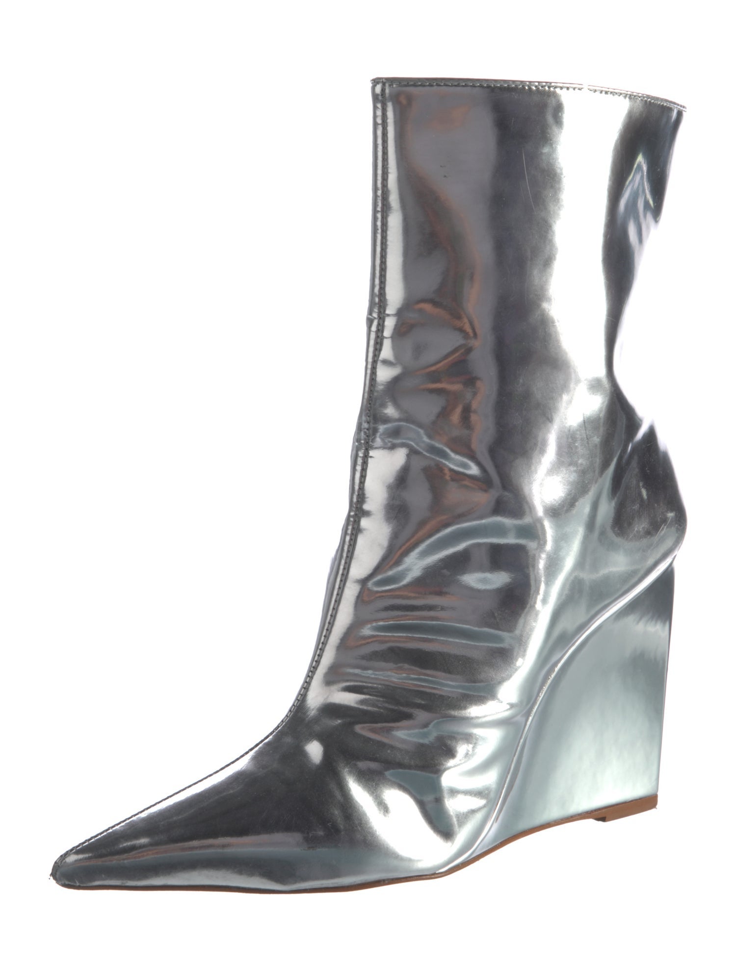 Schutz Patent Leather Boots