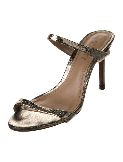 Schutz Leather Slides