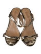 Schutz Leather Slides