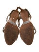 Schutz Leather Slides