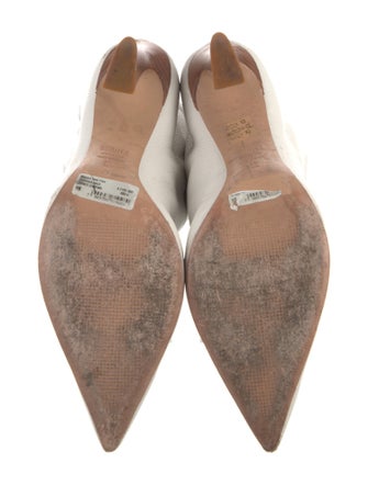 Schutz Leather Colorblock Pattern Boots