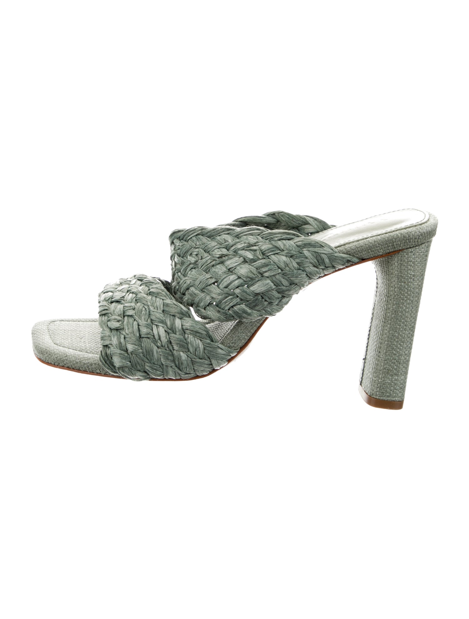 Schutz Braided Accents Mules