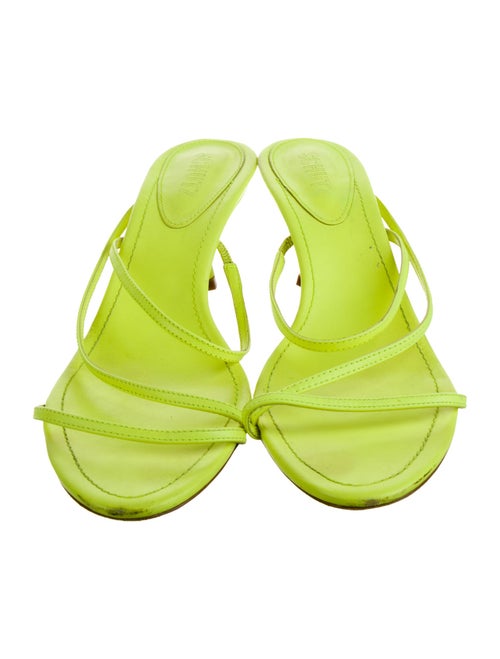 Schutz Leather Slides