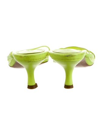 Schutz Leather Slides