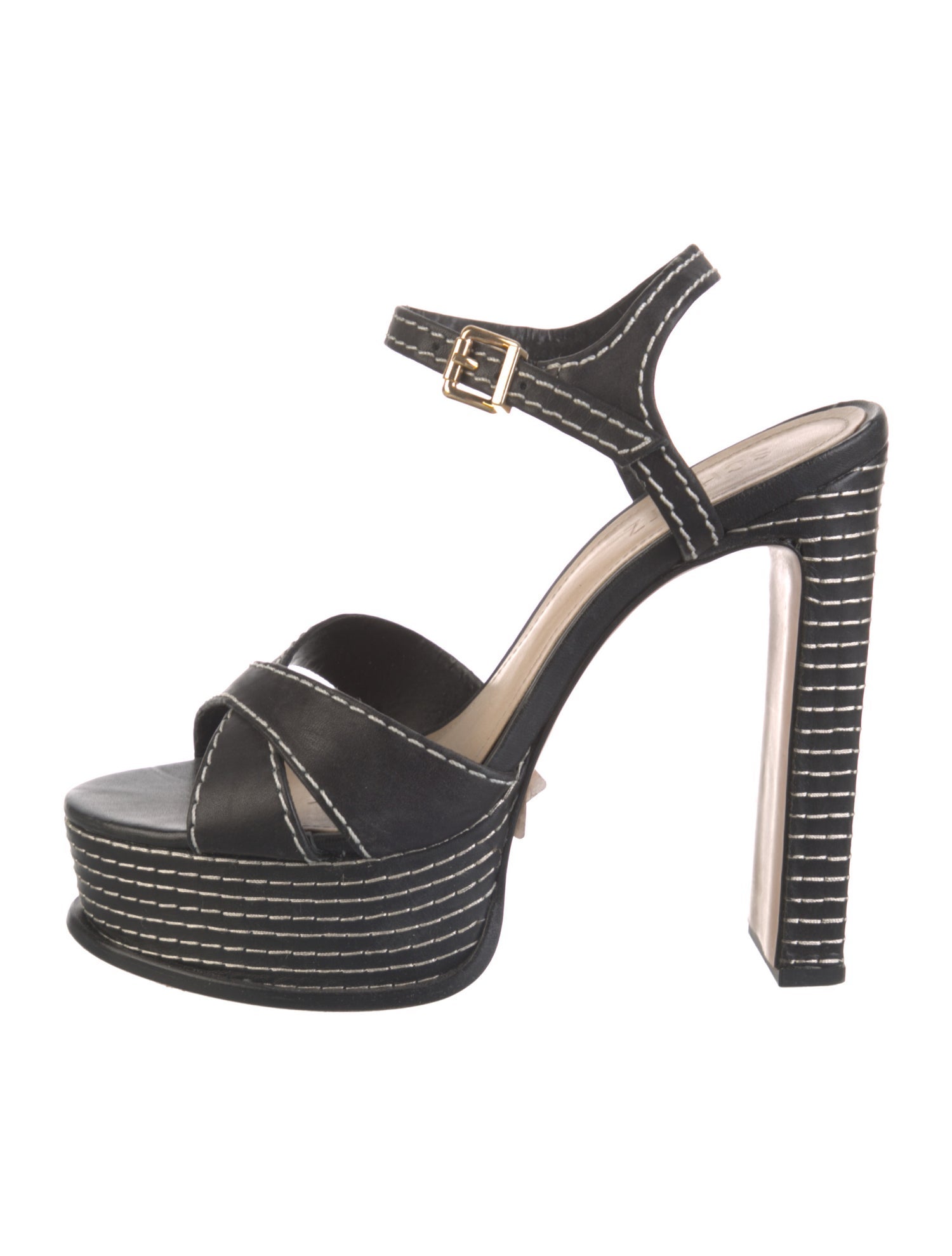 Schutz Leather Sandals