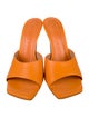 Schutz Leather Slides