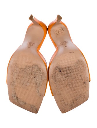 Schutz Leather Slides