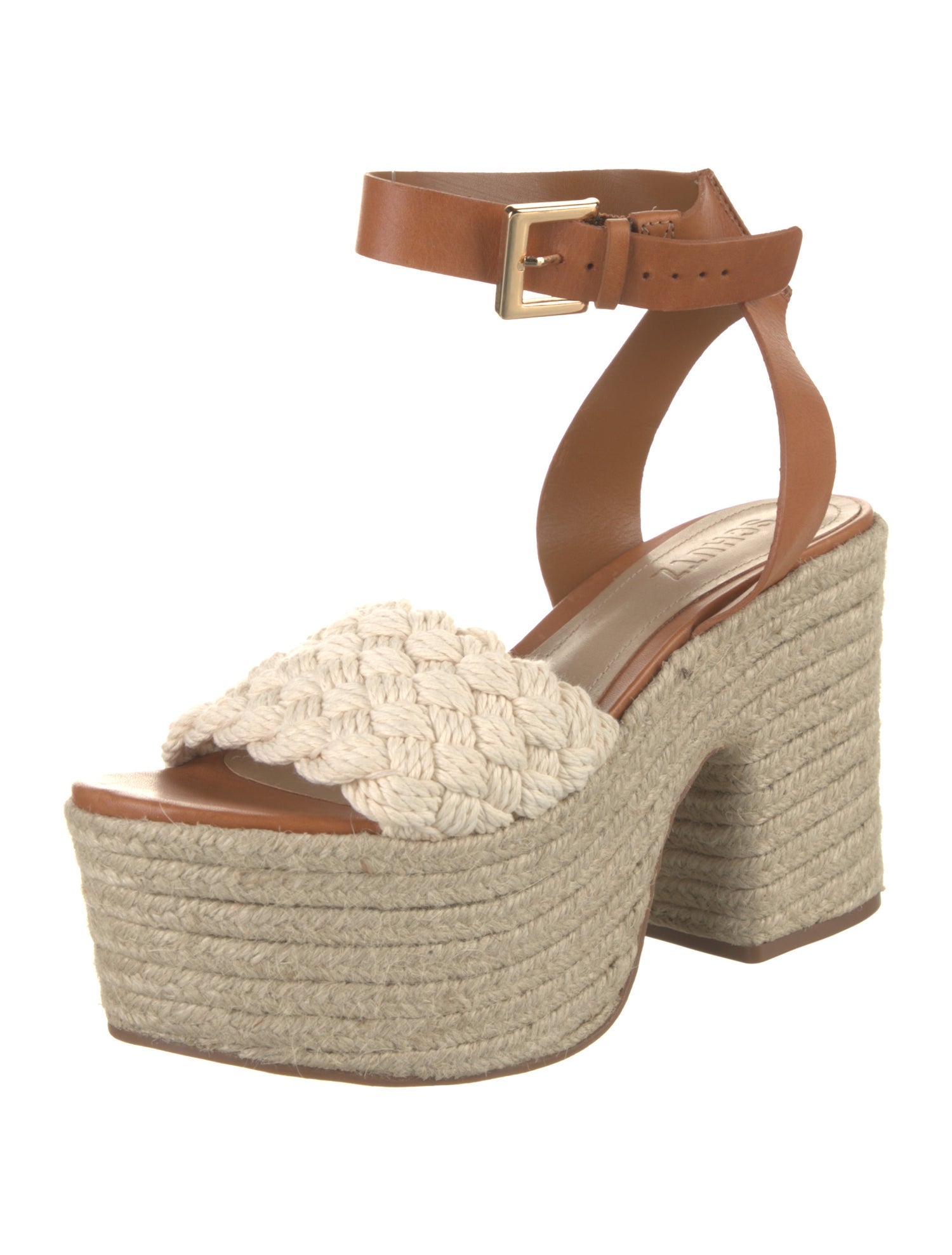 Schutz Colorblock Pattern Espadrilles