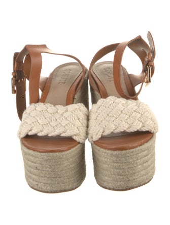 Schutz Colorblock Pattern Espadrilles