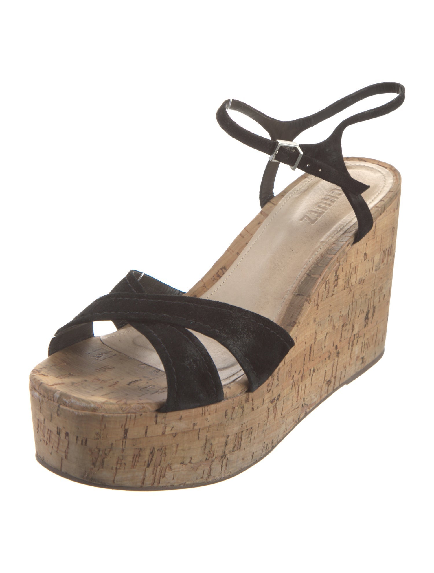 Schutz Suede Espadrilles