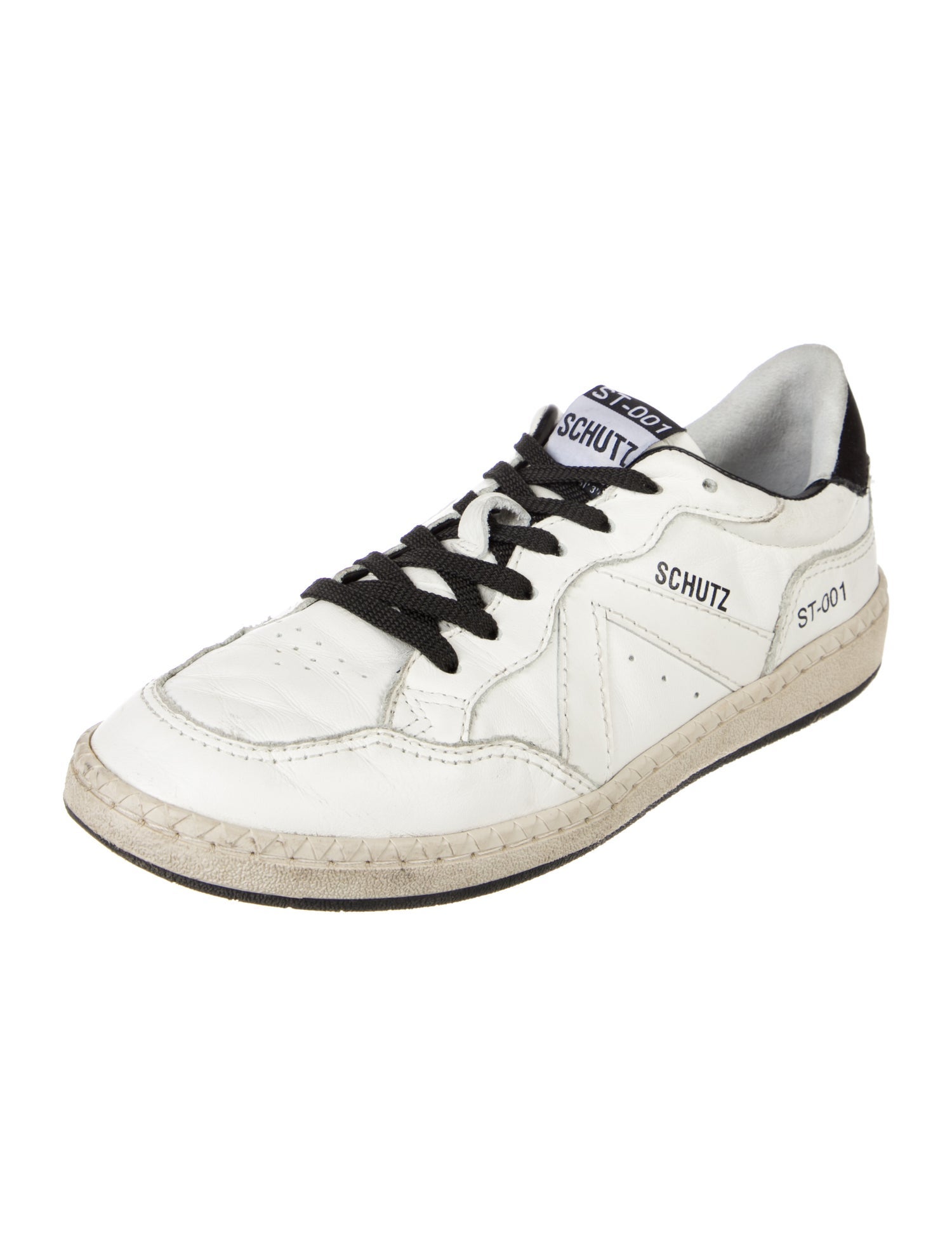 Schutz Leather Sneakers
