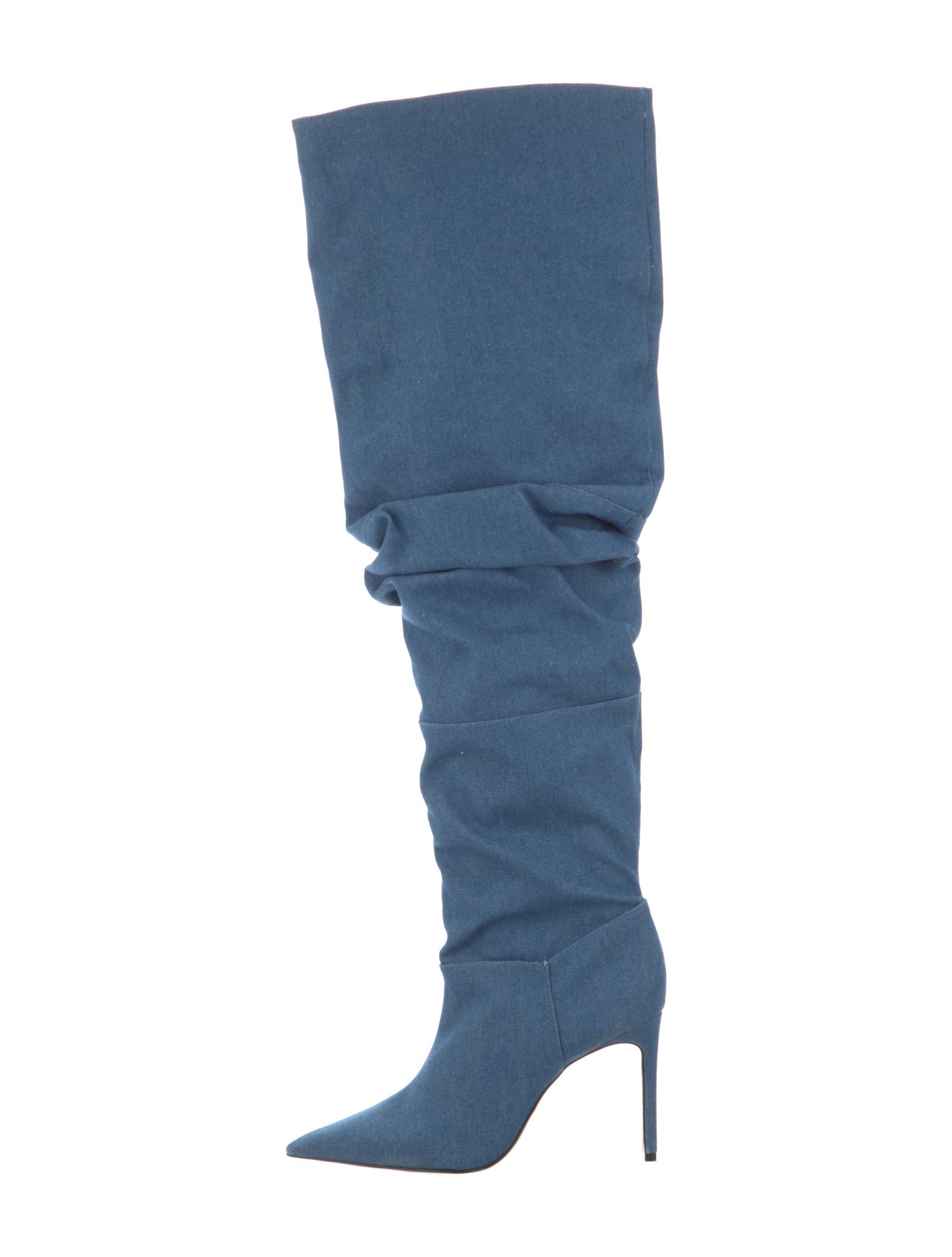 Schutz Denim Slouch Boots