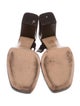 Schutz Leather Slides