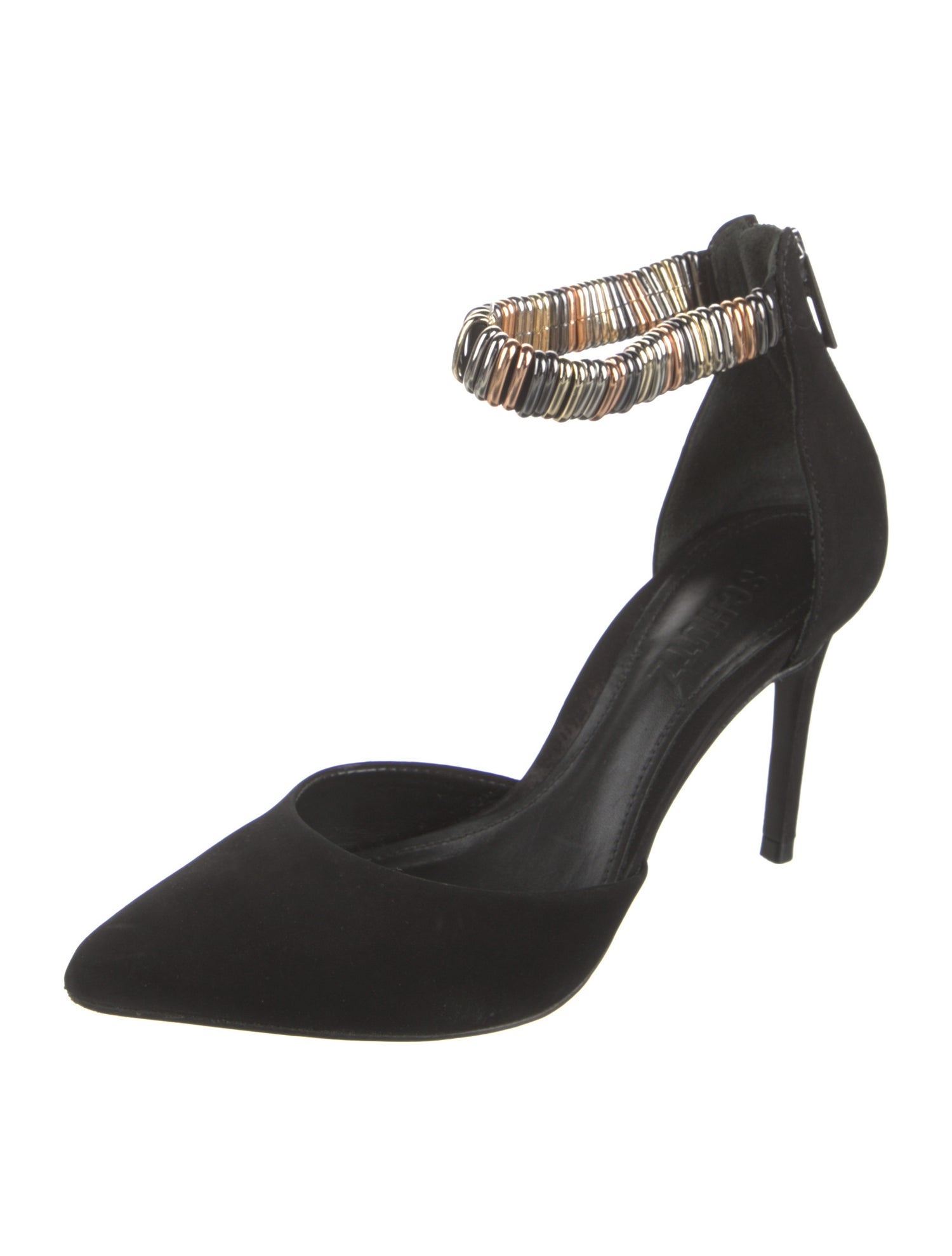 Schutz Suede D'Orsay Pumps