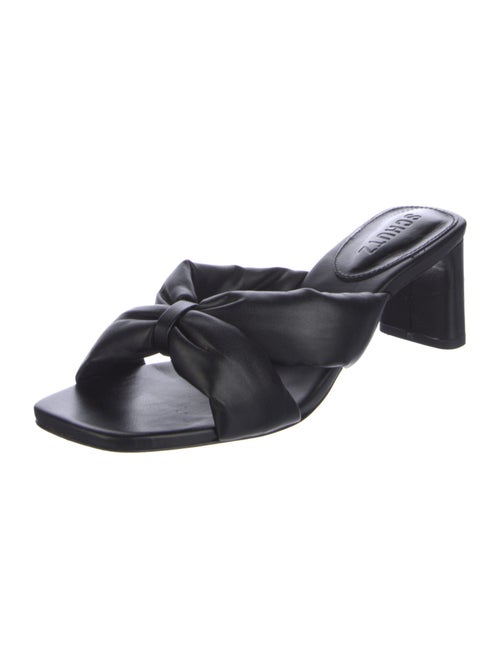 Schutz Leather Slides