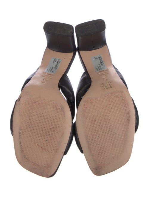 Schutz Leather Slides