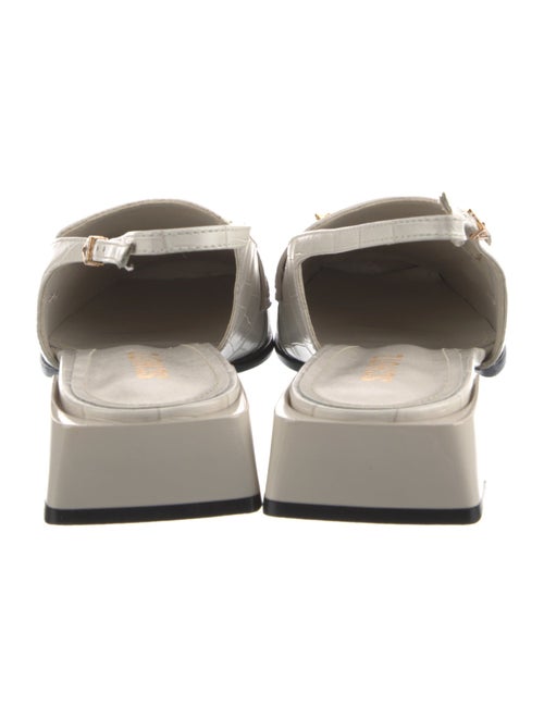 Schutz Leather Slingback Flats