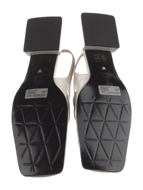 Schutz Leather Slingback Flats