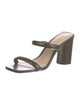 Schutz Leather Slides